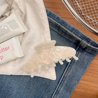 Ume OEM Meilleures ventes Pinces à cheveux en acétate effet marbre scintillantes grandes pinces à mâchoires pour femmes Accessoires capillaires de bain Certifié CE