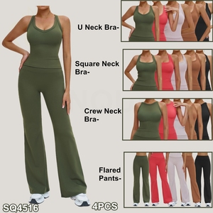 Conjunto de Yoga con Espalda Descubierta, Conjunto Deportivo a Prueba de Impactos, Ropa Deportiva Informal para Correr, Fitness, Yoga, Gimnasio, Conjuntos de Mujer, Ropa de <span class=keywords><strong>Academia</strong></span> - Product Image 3