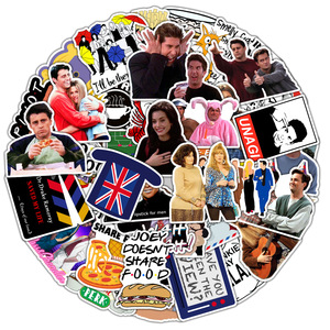 50Pcs Cool Fashion Friends Classic TV Show Graffiti Stickers per regalo Car Laptop Bottle Vinyl Logo <span class=keywords><strong>Sticker</strong></span> - Product Image 1