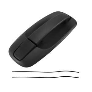 Poignée de porte arrière pour Renault Trafic 01-08, noire, gauche/droite, compatible, en plastique, numéro de pièce 8200283010 - Product Image 2