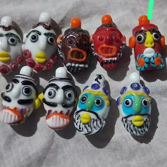 Natural Bone Pipe Beads Assorted Sizes
