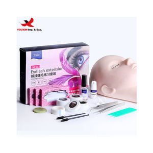 Mixed Procurement Low Price Beginner Eyelash Extension Tech Practice Silicone Mannequin <b>Head</b> Doll for Lash <b>Training</b> Kit - Product Image 1