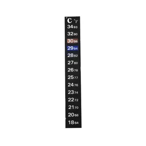 Aquarium Thermometer LCD digitale Farbe Stroh Tank Glasbox Innen Wasser temperatur Messung Patch Aquarium Thermometer