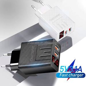 LED Power Display Dual USB Travel <b>Adapter</b> Android Quick Charger QC3.0 Universal Mobile Phone Fast <b>Charging</b> Head - Product Image 5
