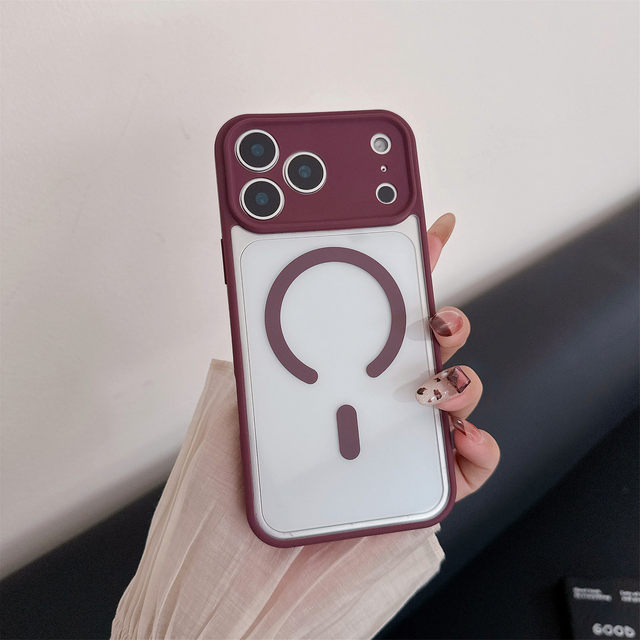 New Trending Colors Magnetic Case for iPhone 18 17 Pro Max Matte Translucent Acrylic Strong Magnetic Shockproof Back Cover