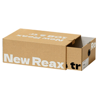 Scatola per scarpe in cartone stile cassetto in cartone,