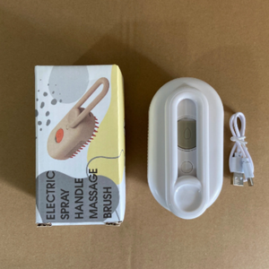 แปรงหวีขนสัตว์เลี้ยงแบบ2 In1สเปรย์ไฟฟ้าป้องกันการบินกำจัดขนหวีนวดแปรงอบไอน้ำแมว - Product Image 3