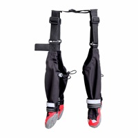 Nouvelles chaussures pour chien, en caoutchouc antidérapant, avec sangles élastiques réglables, détails réfléchissants, durables, style britannique, toutes tailles