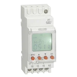 RELETEK Digital Timer Single Channel Programmable Weekly Time Switch RD-TPD1 Timer D Switch with LCD Display Time Relay
