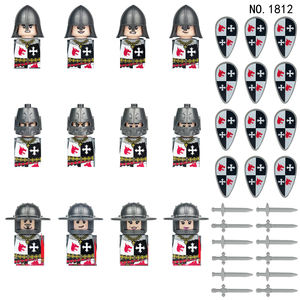 Vente en Gros 12 Pièces Figurines Blocs de Construction Chevalier du Moyen Âge Jouet Soldat de la <span class=keywords><strong>Rome</strong></span> Antique Mini Figurines - Product Image 3