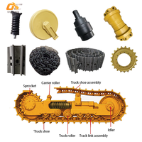 Rodillo de oruga para excavadora Hyundai, piezas de excavadora R200 210 210LC R220 R290 R330, R250 R260 R300 R360 R380, R380, R250, R260, R300, R200