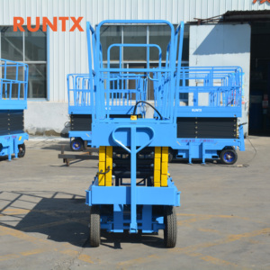 Elevador hidráulico de tijera RUNTX <span class=keywords><strong>10m</strong></span> 500kg con elevación eléctrica - Product Image 6