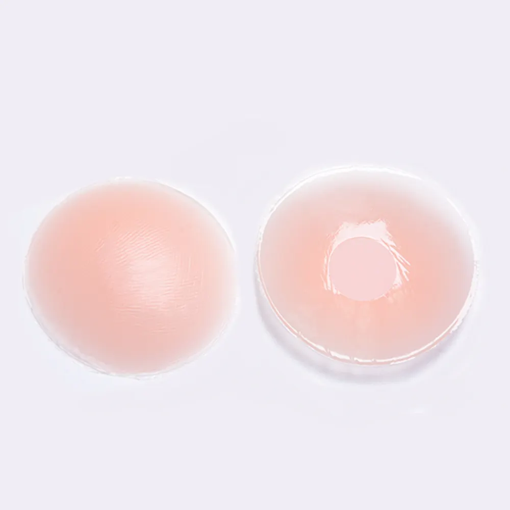 INVISFEEL 6.5cm riutilizzabili impermeabili senza soluzione di continuità da donna al seno appiccicoso copri capezzoli in Silicone anti-sudore