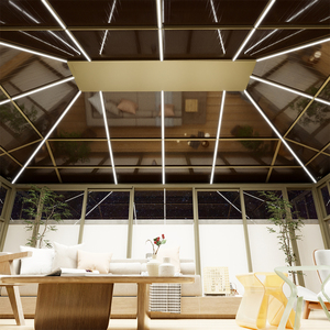 Abri de jardin d'hiver multifonctionnel avec portes coulissantes pour <span class=keywords><strong>spa</strong></span> et terrasse extérieure – Vente directe usine - Product Image 6