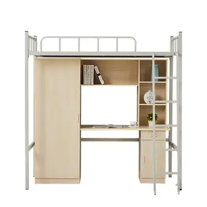 School Dormitory Bed Bunk Bed Mattress School Superpose Metal Bed