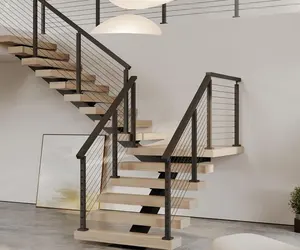 Vortex American Standaard Dek Trap Roestvrij Top Of Zij Gemonteerde Kabel Reling Balustrades Leuningen