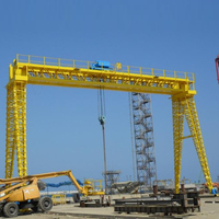 Grue à portique mobile électrique MH-T de 5 tonnes pour usage extérieur en usine