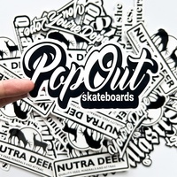 Autocollant découpé en vinyle durable et imperméable à l'eau Offre Spéciale impression recto verso image personnalisée étiquette de logo autocollant personnalisé pour les entreprises