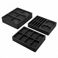 Insert en mousse IXPE et EVA écologique et imperméable pour présentoir de vente au détail de rouges à lèvres, vernis à ongles et cosmétiques