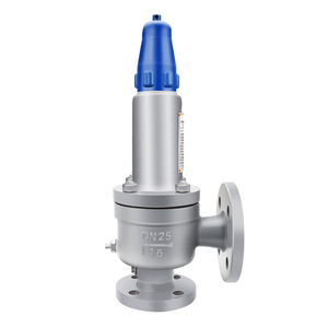 Válvula de seguridad con resorte DN25 16 Bar, conexión de brida, alivio de presión ajustable para agua y aceite de caldera - Product Image 1