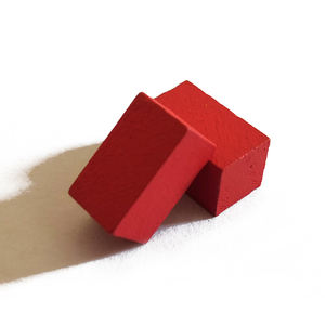 Blocco di legno cubo di legno personalizzato per il gioco da tavolo - Product Image 6