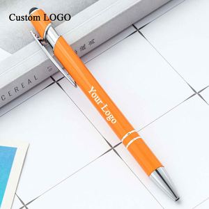 Bolígrafos Personalizados al por Mayor con Logotipo, Recubrimiento Suave al Tacto y Punta Metálica para Promociones - Product Image 1