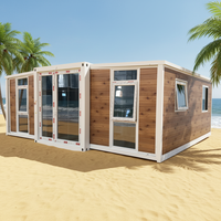 Maisons préfabriquées de luxe 40FT 30FT 20FT, maisons modernes portables, maisons mobiles en conteneurs maritimes, maisons extensibles en conteneurs
