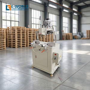 Máquina Fresadora de Ventanas y Puertas de PVC, UPVC y Aluminio E-WORLD, 380V, Router CNC de Alta Precisión para Procesamiento de Perfiles, Equipo de Fábrica - Product Image 2