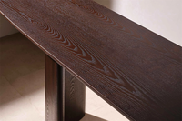 Table console de luxe avec plateau incurvé doux