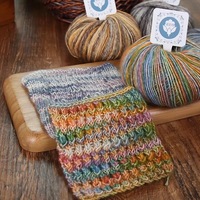 50g teint fil de coton tricot à la main anti-boulochage OE Technics Chenille fil boule peigné