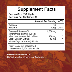 Capsules de gélules d'<span class=keywords><strong>onagre</strong></span> puissantes 1300mg Avantages immunitaires pour les suppléments de santé pour femmes - Product Image 2