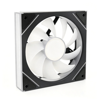 Boîtier d'ordinateur AntarcChill, nouveau prix d'usine, avec éclairage LED RGB, design miroir infini, ventilateur de refroidissement PC gaming 120 mm