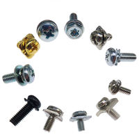 Vis combinée de Machine de Sems de tête de casserole avec vis de Sems de rondelle plate