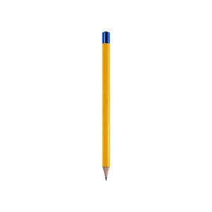 Matita Gialla Grande con Cappuccio Blu, Ordine Minimo 50 Pezzi, Matite Meccaniche - Product Image 1