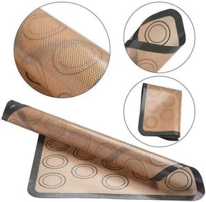 Tapete de Silicona Antiadherente para Hornear, Resistente al Calor, Libre de BPA, para Macarons, Galletas, Pan, y Amasar - Product Image 4