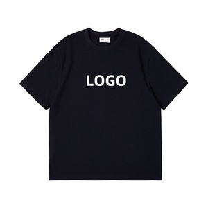 เสื้อยืดผู้ชายธรรมดาพิมพ์ลายพัฟโลโก้240g ผ้าฝ้าย100กราฟิกทรงโอเวอร์ไซส์ออกแบบได้ตามที่ต้องการ - Product Image 3