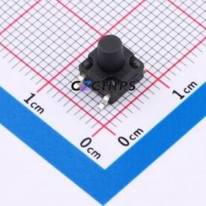SMG-13T-H075A1 Tactile Switch SMD-4P,6.2x6.2mm Switch Single Pole Single Throw Round Button 2.5N 6.15mm - Product Image 1