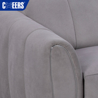 Sofá Seccional Modular de Alta Calidad MANWAH CHEERS Esquinero de Tela Muebles de Sala de Estar Moderno Juego de Sofás Convertible de 4 Plazas
