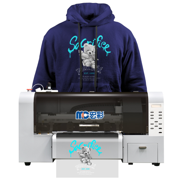 China MC-A3 DTF Printer New 1 Year Warranty for T-shirt Clothes DTF Printing Machine with Powder Shaker