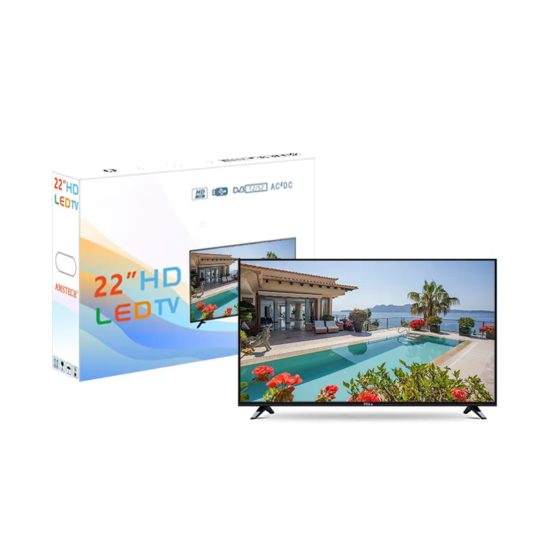 Africa Market DC 12v LED Tv 19 22 24 32 Inch Small Screen FHD Digital Tv