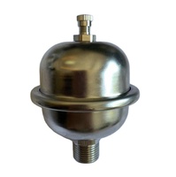 Vase d'expansion amortisseur de chocs en acier inoxydable 304, finition chromée moderne, réservoir de pression tampon d'air, certifié CE WRAS pour