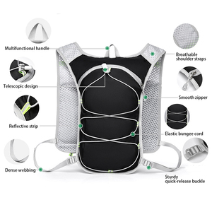 Mochila de Hidratación para Ciclismo, Senderismo, Maratón, Trail Running y Trekking, 15L, con Bolsa de Agua de 2L, Venta al Por Mayor - Product Image 2