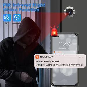 Tuya <strong>1080P</strong> PIR <strong>Motion</strong> Detection 120 &deg; View Angle Smart <strong>WIFI</strong> Peephole <strong>Hidden</strong> <strong>Camera</strong> Doorbell - Product Image 3