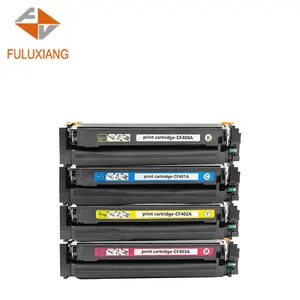 Fuluxiang tương thích cf201a CF400A CF401A CF402A CF403A Hộp mực máy in cho HP LaserJet M252n/252DW/M274/M277N/277dw