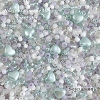 Perles de verre émaillées de styles variés pour la création de bracelets, colliers et sangles de téléphone DIY