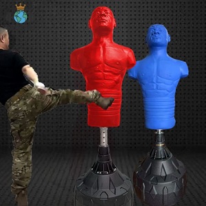 Saco de Boxeo Vertical de Arena para Gimnasio en Casa, Club Deportivo, Combate Profesional, con Pedestal de Agua de PVC Ajustable - Product Image 5
