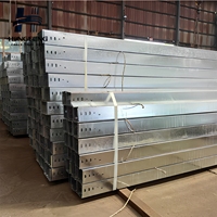 Bandeja Portacables de Grado Estructural para Construcción Industrial con Rieles Reforzados Galvanizados para Soporte de Largo Alcance