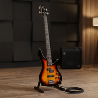 Electric Bass Guitar 4 String PJ Pickup Basswood Body Maple Neck Rosewood Fretboard Polished Finish Beginner Instrument OEM ODM