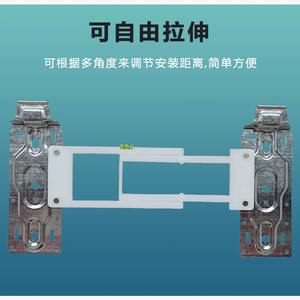Soporte de pared retráctil para unidades interiores de aire acondicionado de 1P, 1.5P y 2P con tornillos incluidos - Product Image 5