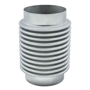 Single axial pipe compensator metal expansion joints for high pressure swivel